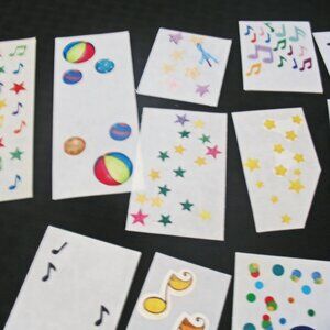 Lot of  stickers Stars, Music, balls Creative Memories